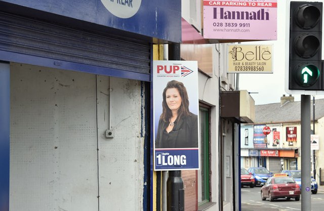 Assembly election poster, Portadown - May 2016(2)