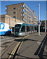 A southbound tram at Middle Hill