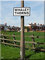 Whaley Thorns village sign