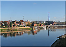SK5838 : North from Trent Bridge on a May morning by John Sutton