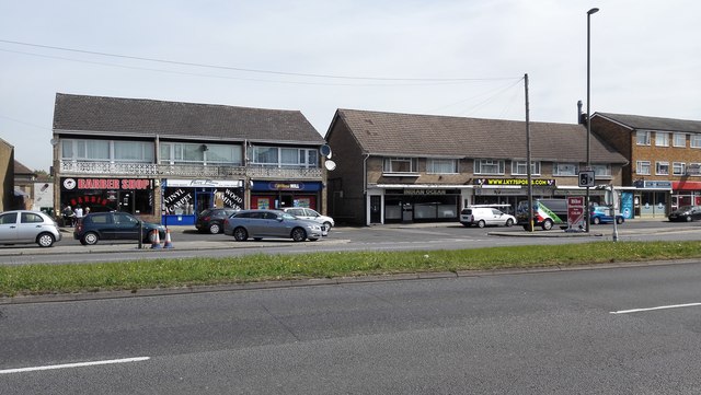 Shops on A308 - Littleton Common