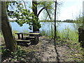 SU0293 : Picnic table, Freeth Mere SSSI by Vieve Forward