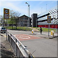 Start of the 20 zone on Gnoll Park Road, Neath