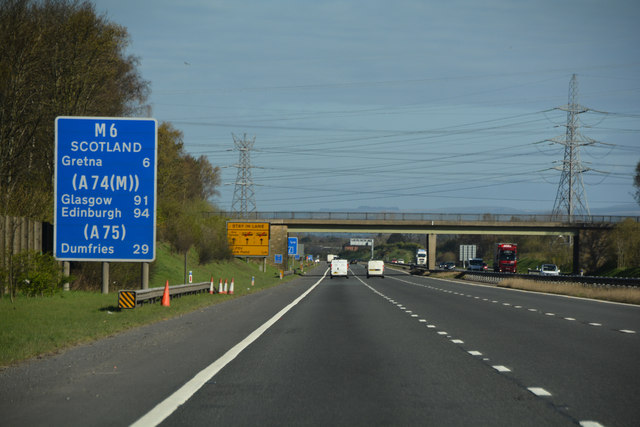 City of Carlisle The M6 Motorway Lewis Clarke Geograph