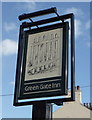 Sign for the Green Gate Inn, Caister-on-Sea