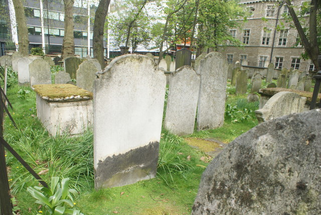 View of graves in Bunhill Fields #21