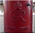 Cypher, George VI postbox on  Regent Road, Great Yarmouth 