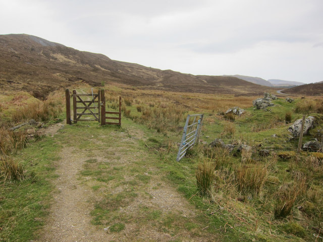 Gates on the Marble Line path