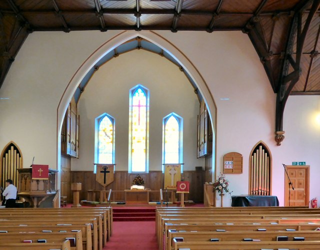 Inside St John's Methodist Church