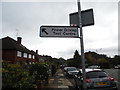 Sign for Pinner Driving Test Centre, Northwood Hills