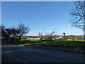 Looking across Victoria Road towards a recreation ground