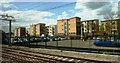 Car park and housing near Brentwood Station