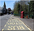 Red phonebox in Tonna