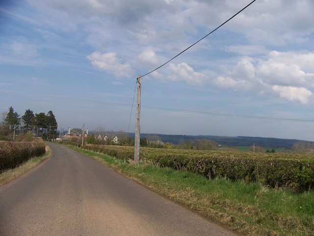 Road at Tillietudlem
