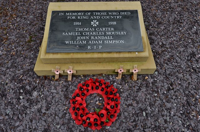 Clifton Campville: War memorial © Michael Garlick :: Geograph Britain ...