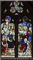 TA1100 : Stained glass window, St John the Baptist church, Nettleton by Julian P Guffogg