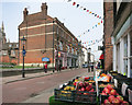 Fruit & Flags in the High Street