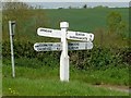 Fingerpost near Bisbrooke