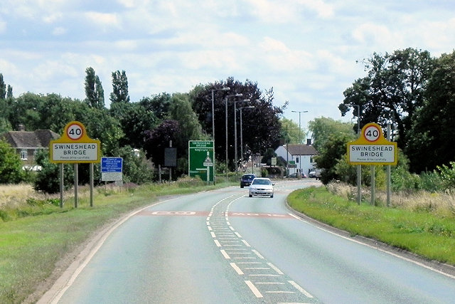 A17 Entering Swineshead Bridge David Dixon cc by sa 2.0