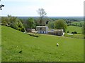 New house on the Greensand Ridge escarpment