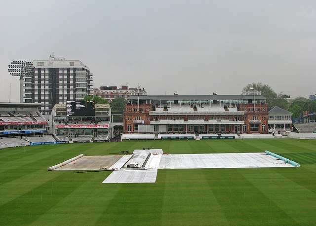 Covers on at Lord's