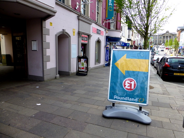 Sign for Poundland, High Street, Omagh © Kenneth Allen :: Geograph ...