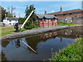 Fully restored crane at Maesbury