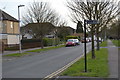 Footpath signpost, Wulfstan Way