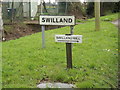 TM1953 : Swilland Village Name & The Old Mill signs by Geographer
