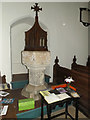 TM1852 : St.Mary's Church Font by Geographer
