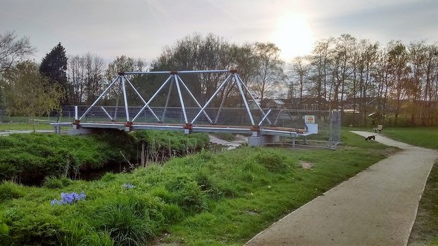 New bridge over the River Lostock