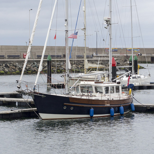 Yacht 'Archimede' at Bangor