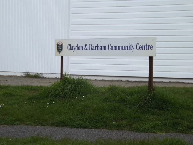 Claydon & Barham Community Centre sign