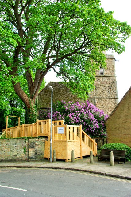Entrance to St Peter's Church