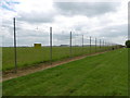 The boundary of Stansted Airport