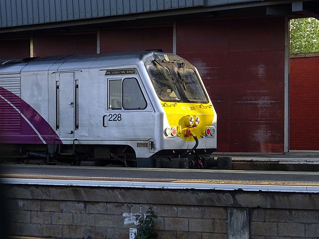 A 201 class locomotive at Belfast Central station
