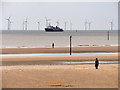 SJ3197 : Crosby Beach, Another Place by David Dixon