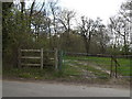 TM1550 : Entrance to Rede Wood by Geographer