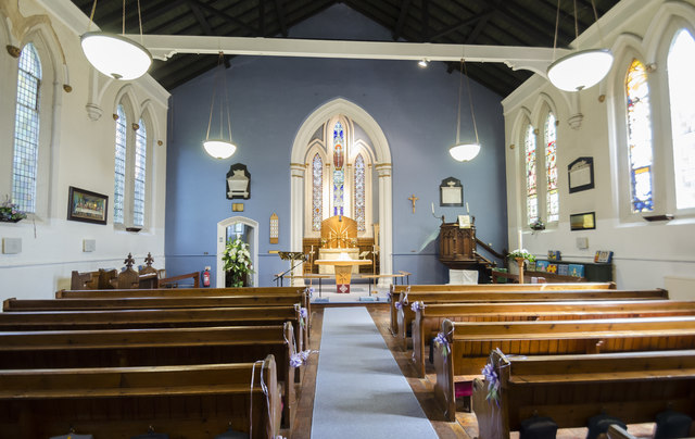 Interior, All Saints' church, Wragby