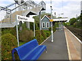 The up platform at Elsenham station