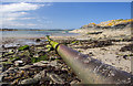 J5583 : Old pipeline, Sandeel Bay by Mr Don't Waste Money Buying Geograph Images On eBay