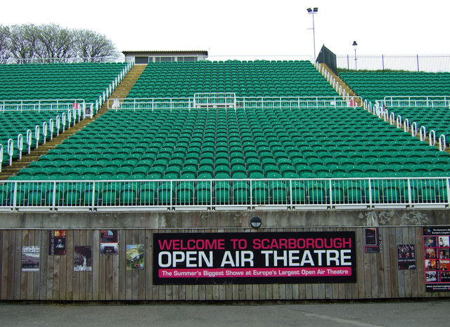 Seating Scarborough Open Air Theatre © Jthomas Geograph Britain And