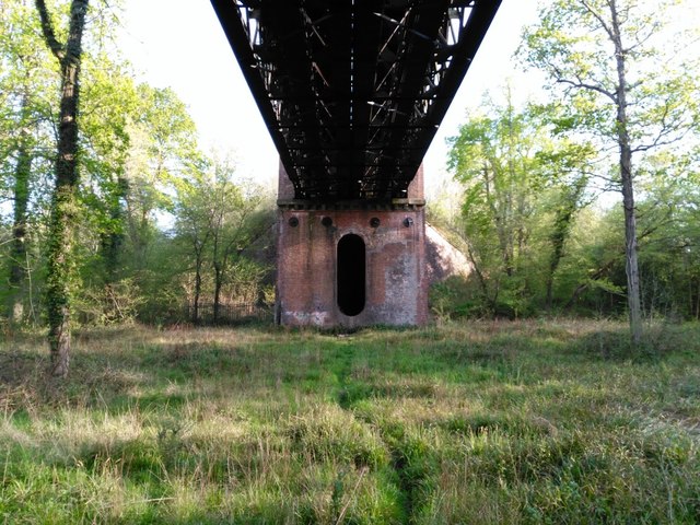 Under the railway bridge