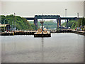 Irlam Locks and Railway Viaduct