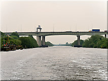 SJ6688 : Thelwall Viaduct from the West by David Dixon