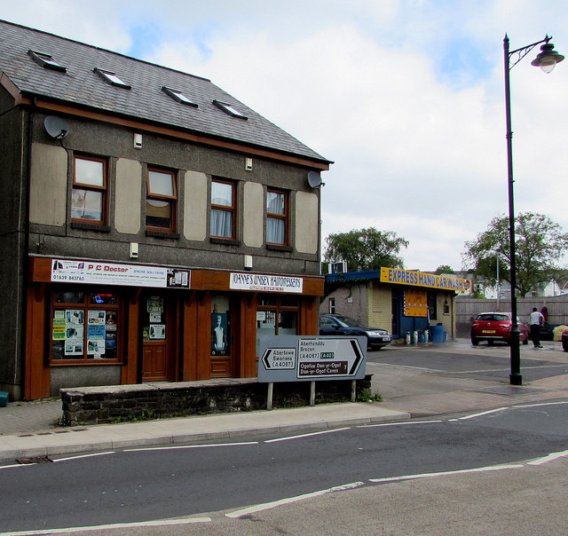 Two Brecon Road shops, Ystradgynlais © Jaggery :: Geograph Britain and ...