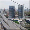 New buildings under construction, Tidal Basin Road