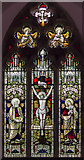 SK9389 : East window, St Chad's church, Harpswell by Julian P Guffogg