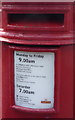 Detail, Victorian postbox on Cliff Road, Cromer