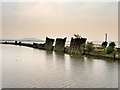 Old Lock Gates Left To Rot, Manchester Ship Canal at Weston